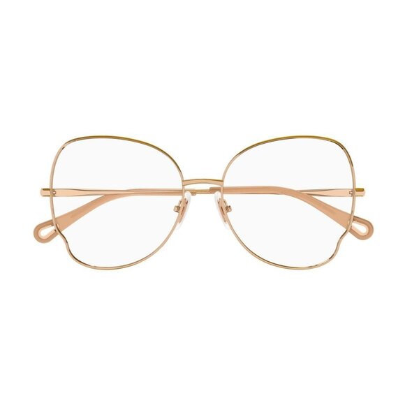 NEW CHLOE EYEGLASSES GOLD WOMEN EYEWEAR CHLOE CH0098O 006 - Picture 2 of 3